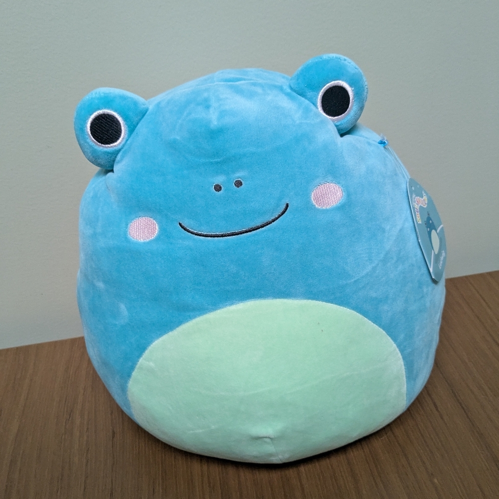 ⭐2/$40⭐ BNWT 12" Ludwig the Frog Squishmallows Plush